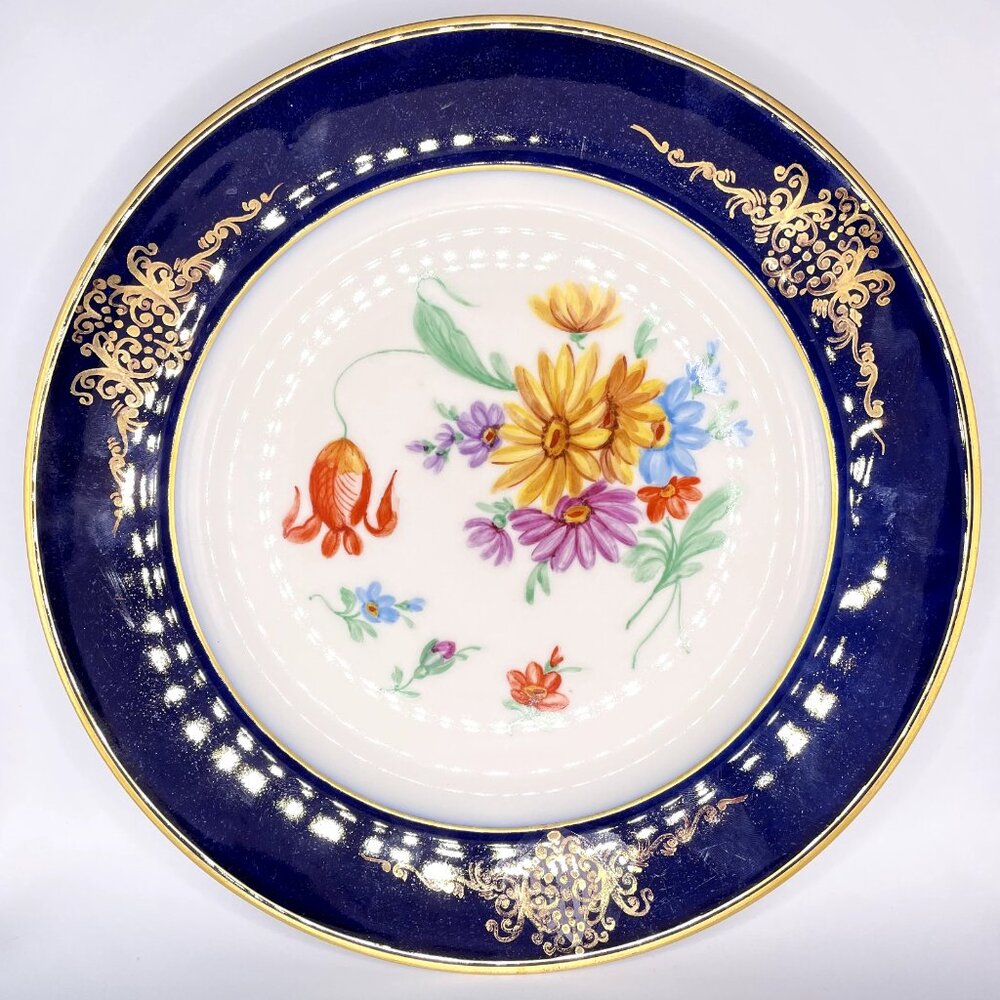 vintage limoge wall hanging plate